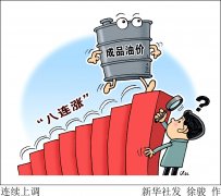 我国成品油价“八连涨”，怎么看？